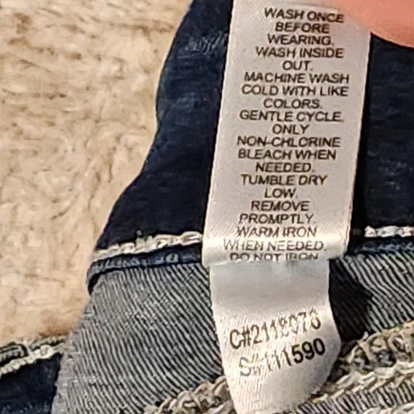 Cato Denim Womens Sz 14 Blue Jeans Boot Cut Mid Rise Embellished Medium Wash - Picture 12 of 12